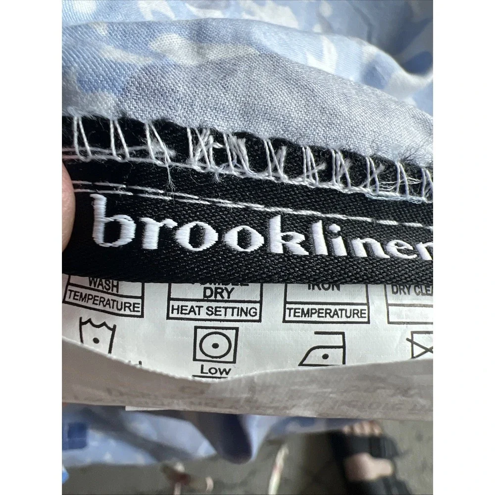 BROOKLINEN King Duvet Cover 100% Cotton Modern Abstract 